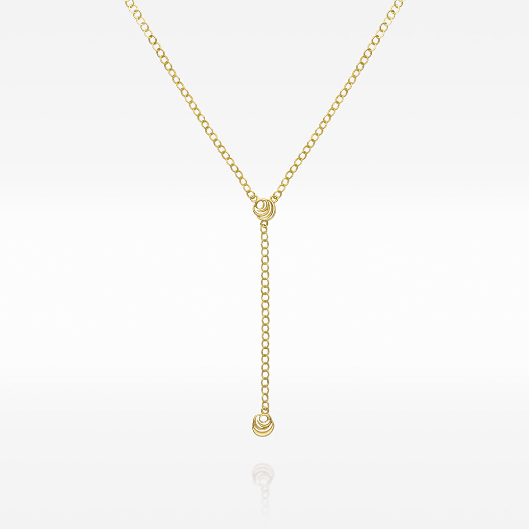 Signature Y-Necklace, earrings, stud earrings, anklet, bracelet, necklace, ring, 18k gold vermeil jewelry, online jewelry store, women jewelry, Roses Muse