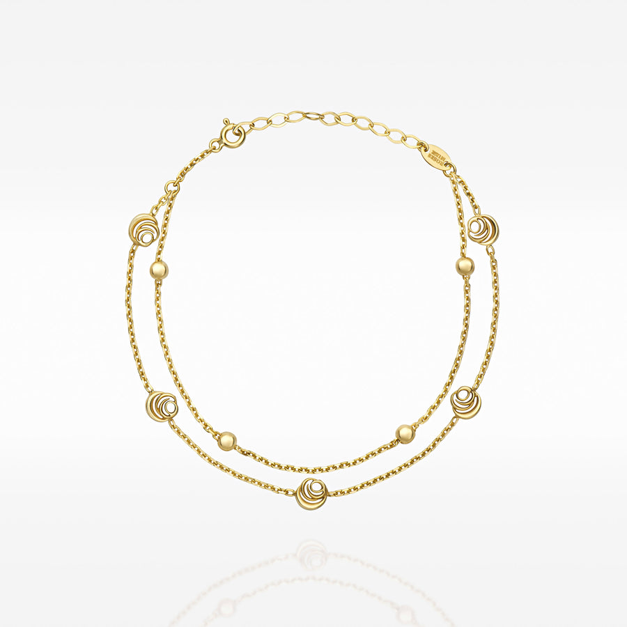 Signature Rose Anklet, earrings, stud earrings, anklet, bracelet, necklace, ring, 18k gold vermeil jewelry, online jewelry store, women jewelry, Roses Muse
