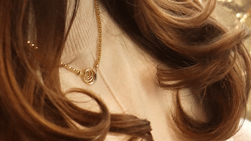 Gold Vermeil Necklace||roses muse