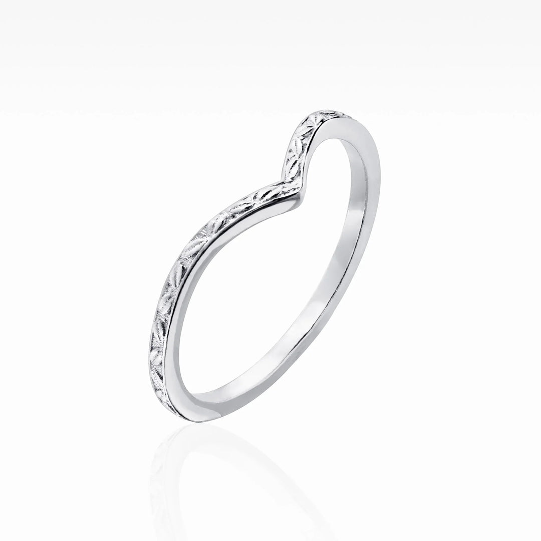 Rosevine Wishbone Ring