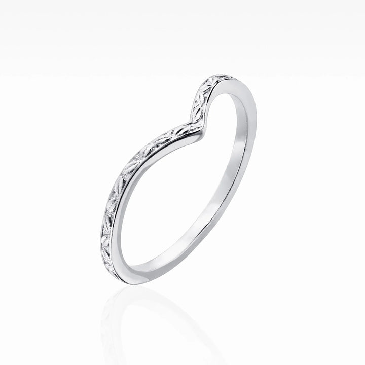 Rosevine Wishbone Ring