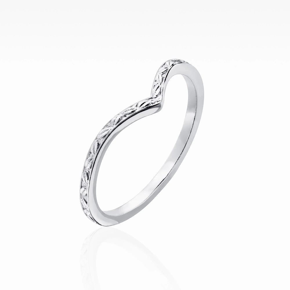 Rosevine Wishbone Ring