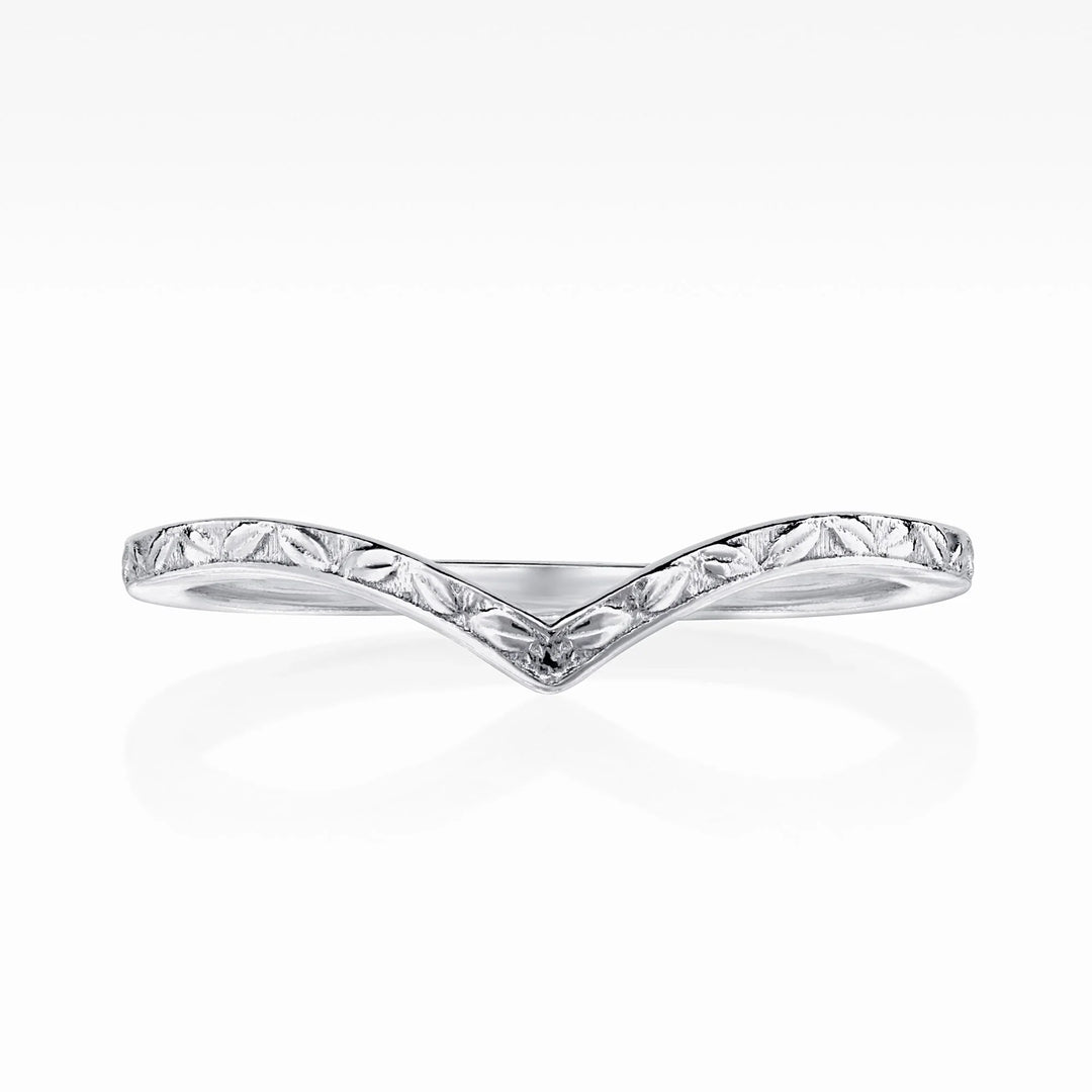 Rosevine Wishbone Ring