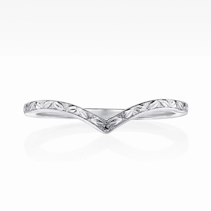 Rosevine Wishbone Ring