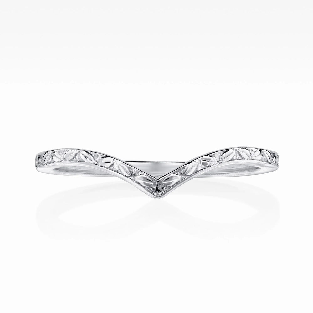 Rosevine Wishbone Ring