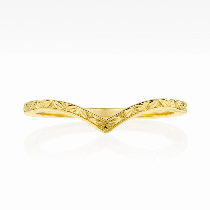 Rosevine Wishbone Ring