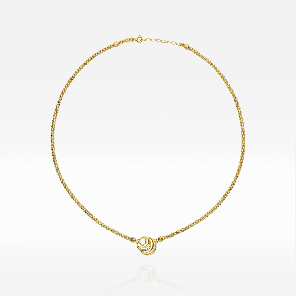 Signature Popcorn Chain Necklace, earrings, stud earrings, anklet, bracelet, necklace, ring, 18k gold vermeil jewelry, online jewelry store, women jewelry, Roses Muse