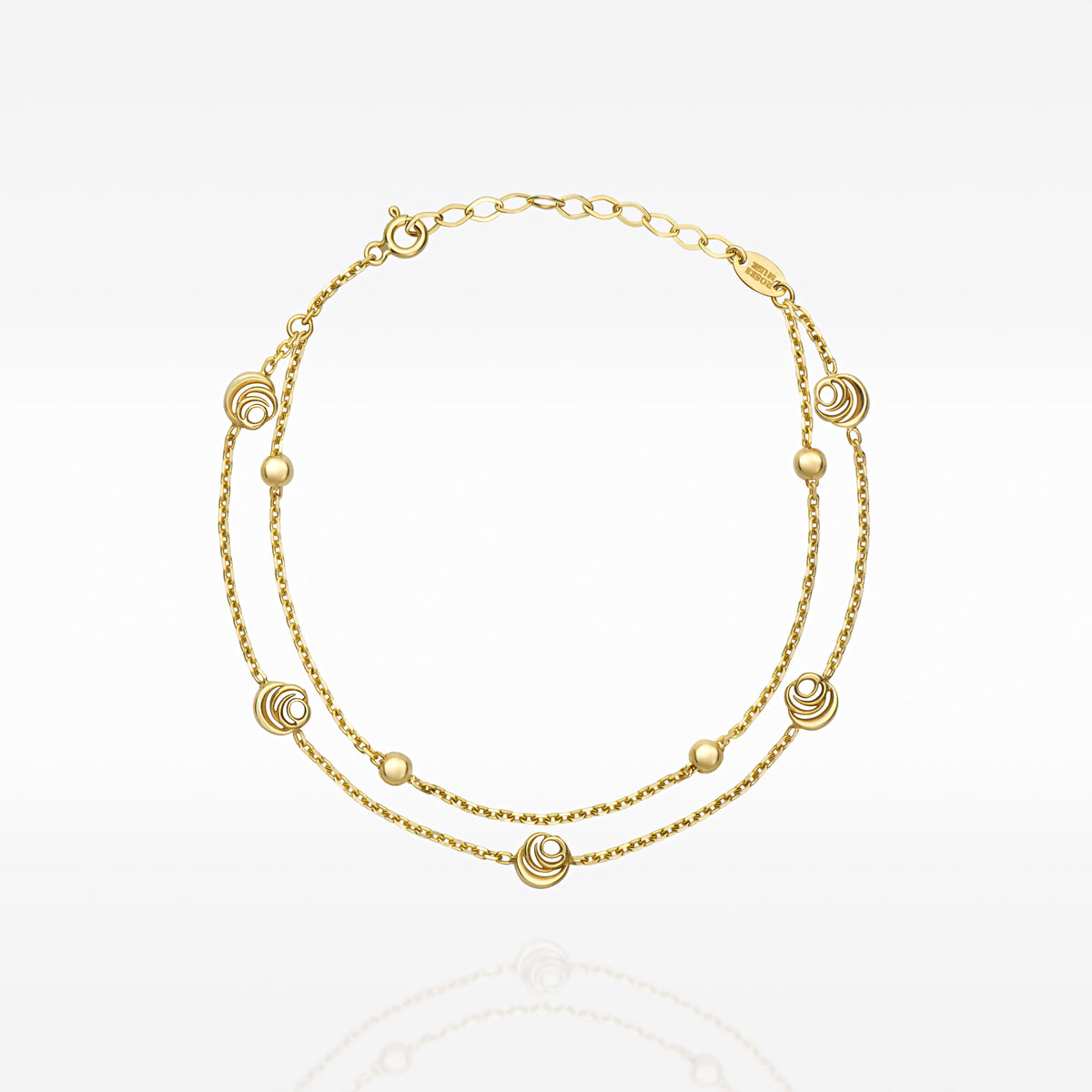 Signature Rose Anklet, earrings, stud earrings, anklet, bracelet, necklace, ring, 18k gold vermeil jewelry, online jewelry store, women jewelry, Roses Muse